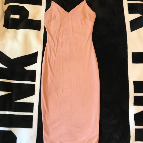 blush tight dress